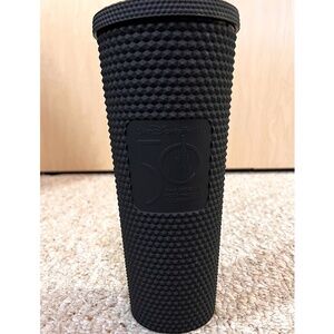 Starbucks Collectors Walt Disney World 50 Years Black Studded Tumbler